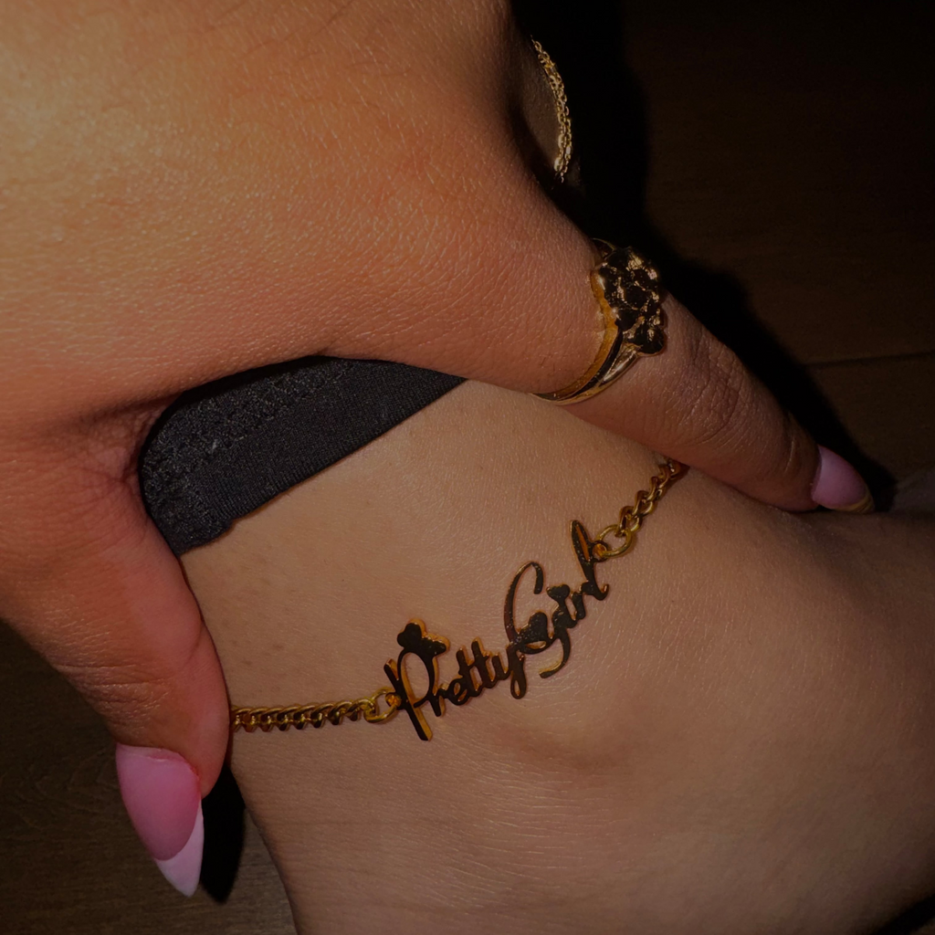 CUSTOM NAME ANKLET